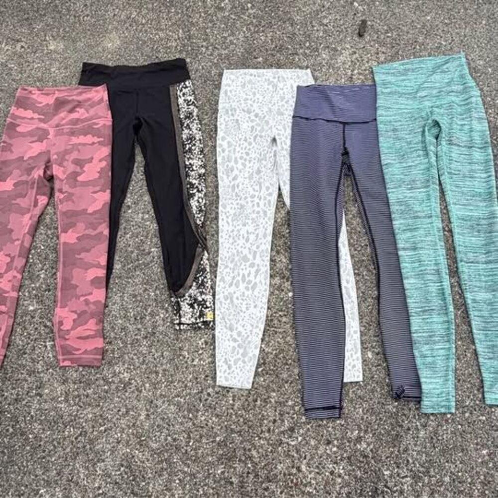 Lululemon Legging 8 Pair Bundle Lot Size Small 4 VS pink betsey johnson athleta - Picture 2 of 9
